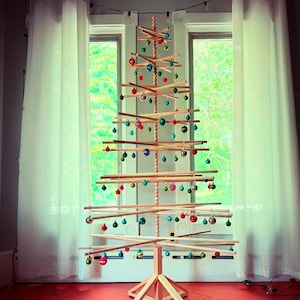3 ft-2,5 ft Perlen Heirloom ™ Holz Weihnachtsbaum (Holzstern, Holz Aufbewahrungsrohr in unserem Etsy-Shop erhältlich)
