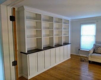 Currently Unavailable-- Custom Built Bookcase/ bookshelves (Hand Delivery options available)