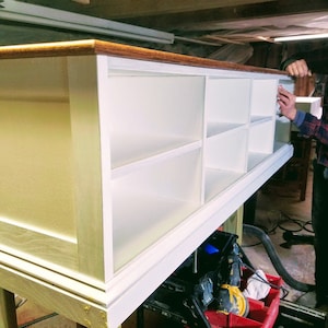 Currently Unavailable-- 2 Tier Cubbie Bench/ Mudroom Bench/ Entryway Bench