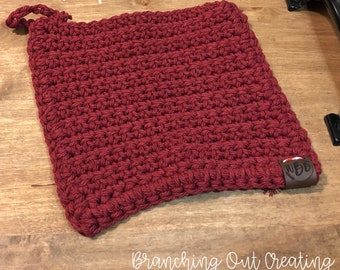 Crochet Pot Holders | Crochet Hot Pads | Handmade Crochet Pot Holders | Crochet Cotton Trivets | Farmhouse Kitchen |Cotton Pot Holder