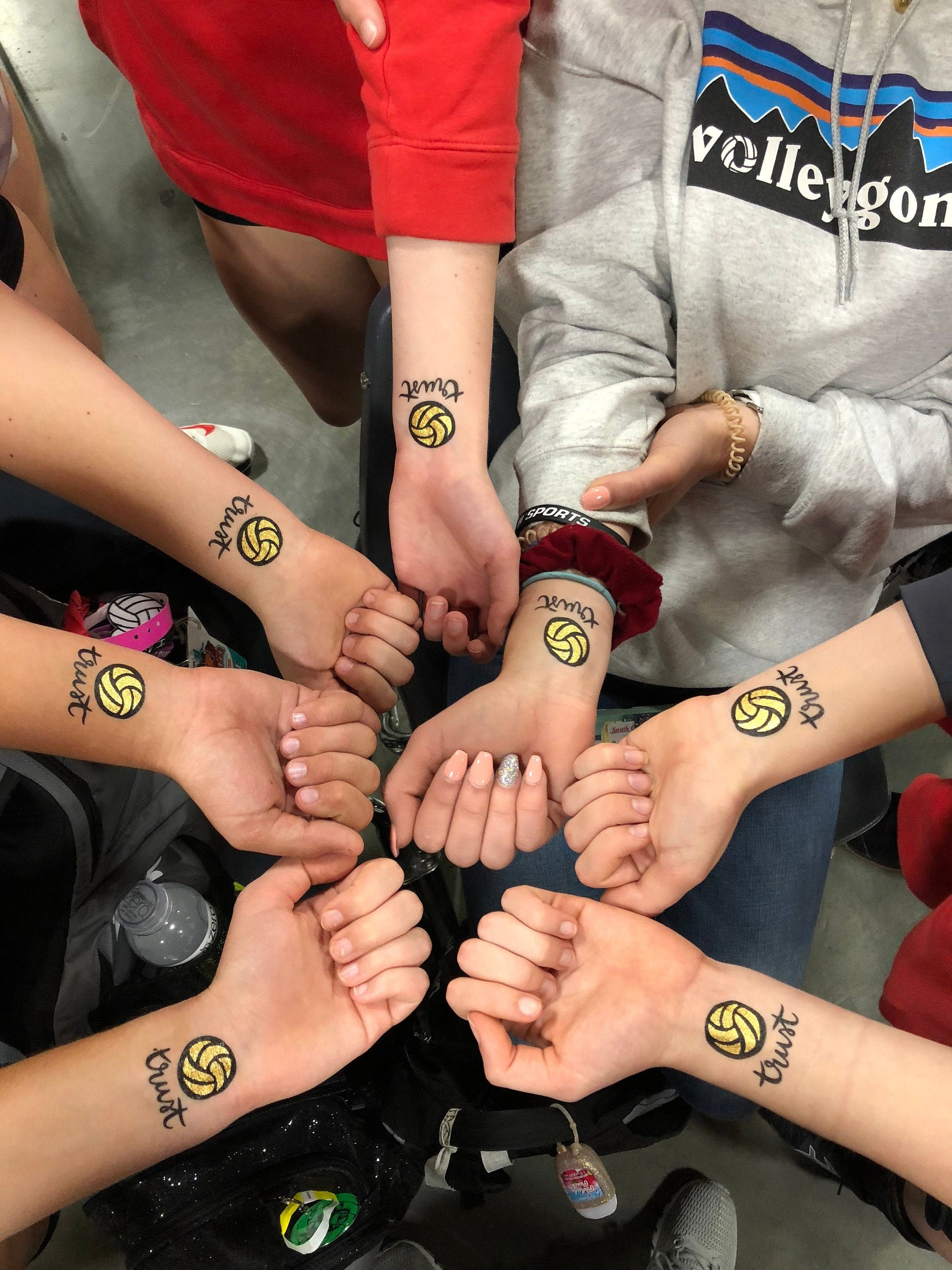 Team Pack of 14 Temporary Tattoos / Gold trust - Etsy Australia Team Pack of 14 Temporary Tattoos / Gold trust - Etsy Australia
