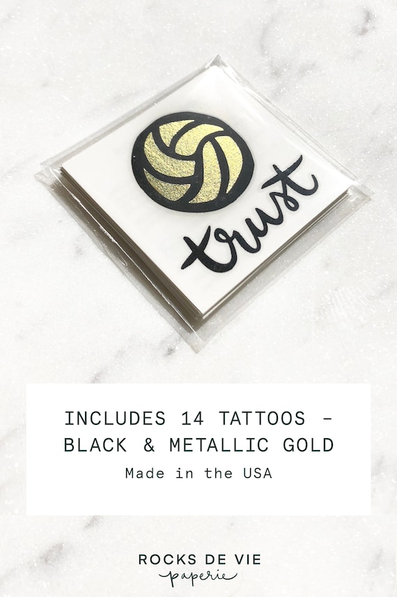 Volleyball & Chill Tattoo | Volleyball Ready-to-Press DTF Transfer