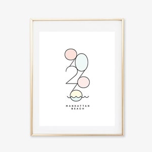 8 x 10&quot; Art Print / &quot;Manhattan Beach 90266&quot;