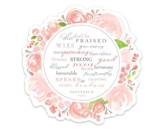 Proverbs 31 Sticker - Etsy