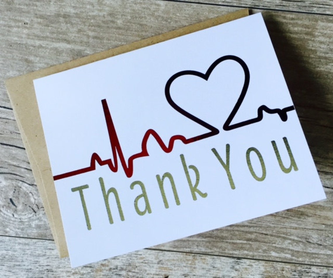 Nurse Thank You Card / Graduation Note Cards Set of 8 Etsy