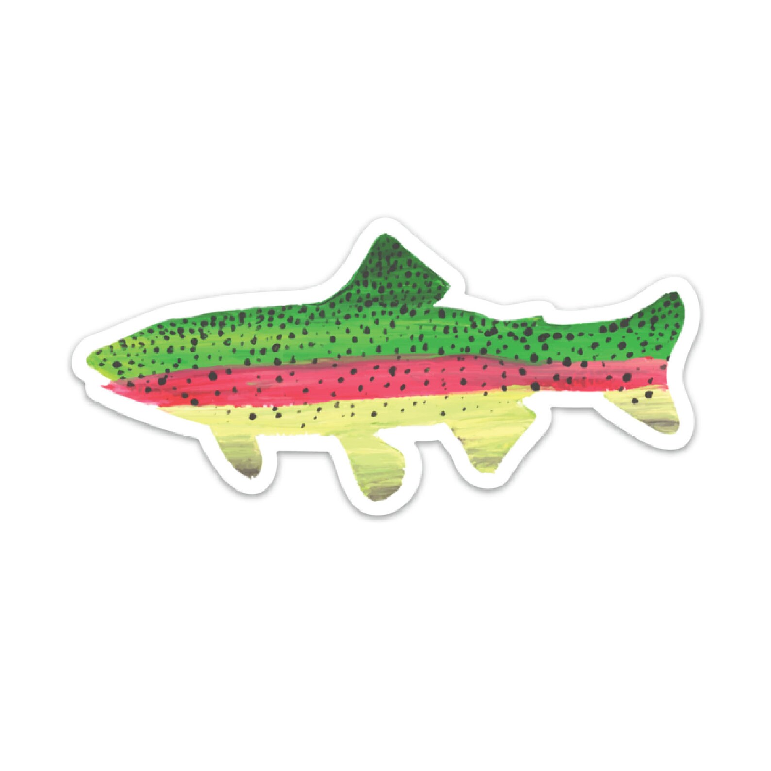 Trout Decal Trout Sticker Trout Car Decal Trout Car Etsy