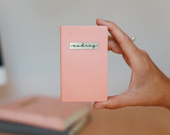 LUU-Pocket Notebook 3-Pack, 3.5\" X 6.7\" Kraft Paper Mini Notebooks, 24...