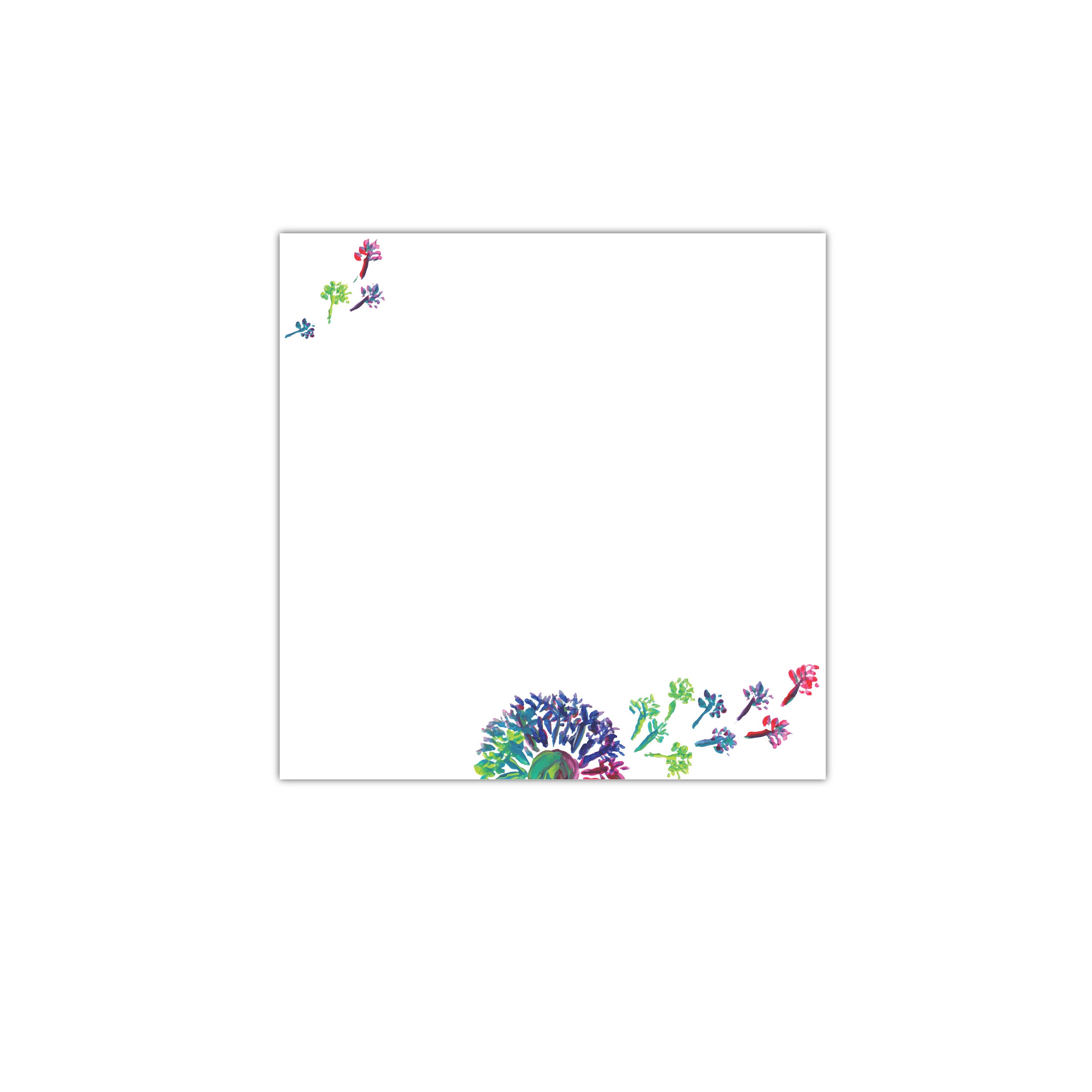 Sticky Notes Dandelion Sticky Notes Sticky Notepad Etsy