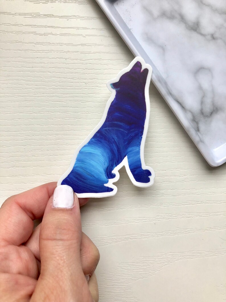 Wolf Decal Wolf Sticker Wolf Car Decal Wolf Car Sticker Etsy