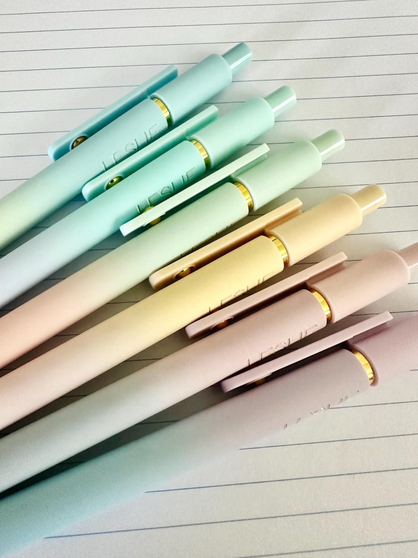 Custom Pen Set of 6|personalized Pens|custom Engraved Soft Touch Pens ...