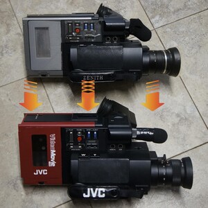 Zenith VM6000 Videomovie Camcorder With JVC GR-C1 Dress-up Kit