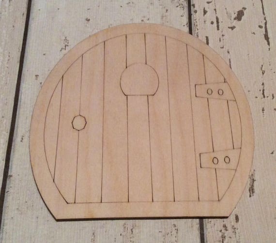 laser cut hobbit elf faerie fairy doors perfect for crafting D1