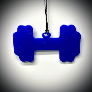Dumbbell Ornament - 3.25&quot;
