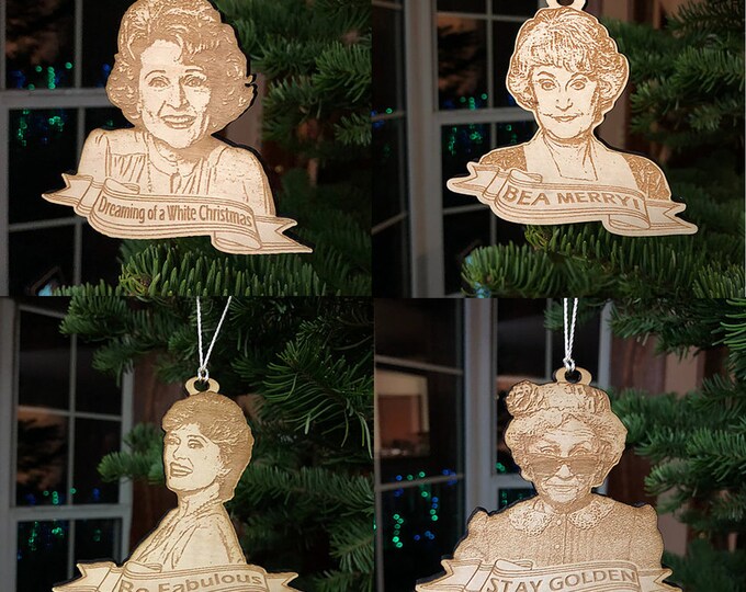 Golden Girls Ornament Set Etsy