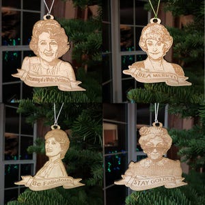 Golden Girls Ornament Set