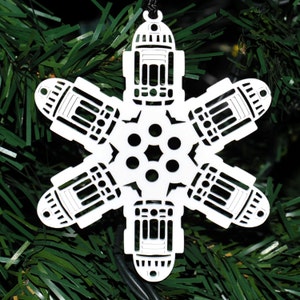 4&quot; R2D2 Homage snowflake Ornament