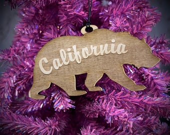 Adorno de oso de California