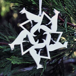 Fox Snowflake Ornament