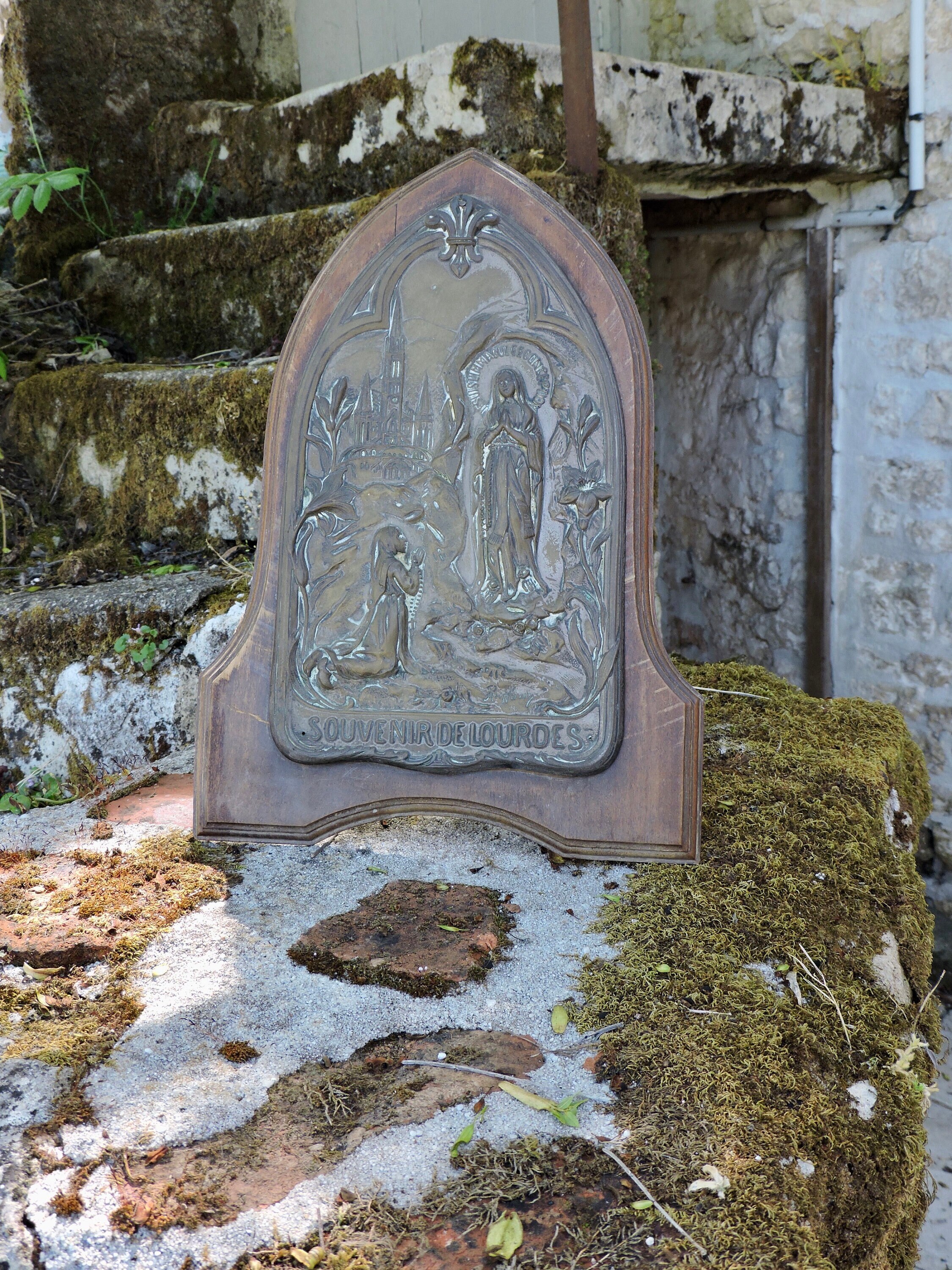 Image Encadrée de La Vierge Marie/Bernadette, Religieuse Française, Notre-Dame Lourdes