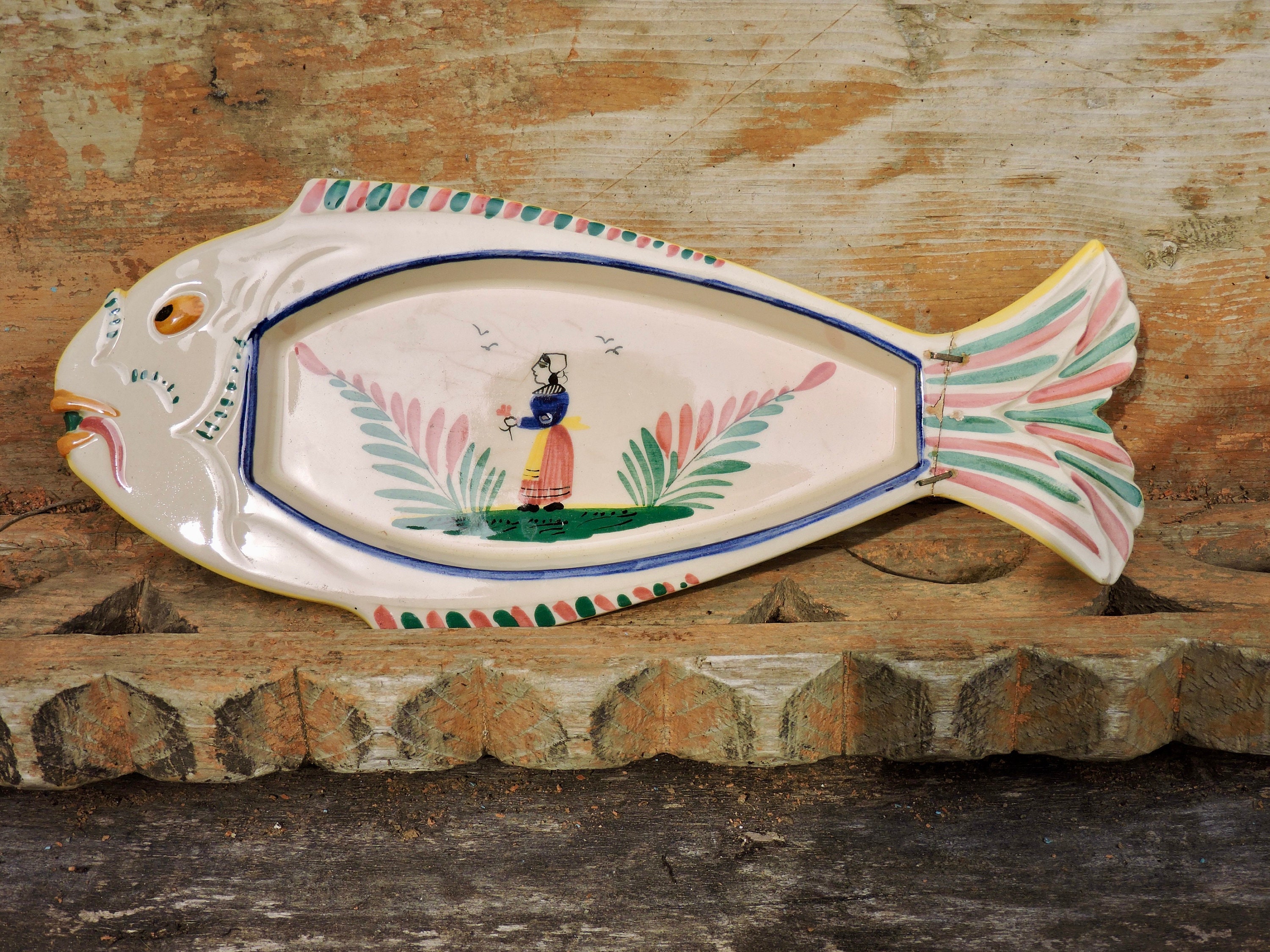 Plateau de Service Poisson Quimper Henriot