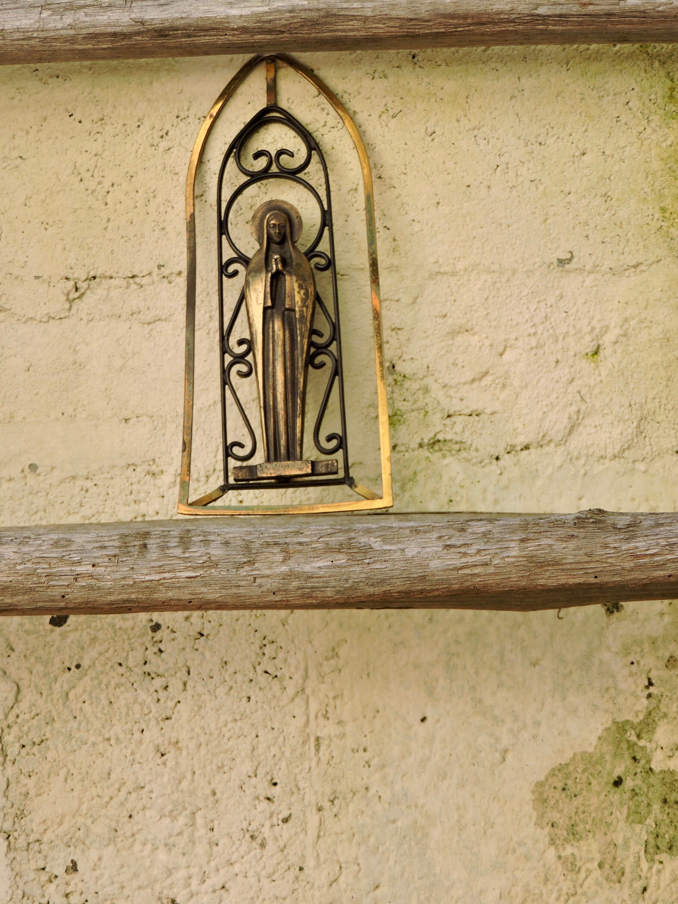 Sculpture Sainte-Marie en Bronze, Statue Vierge Marie, Religieuse, Notre-Dame