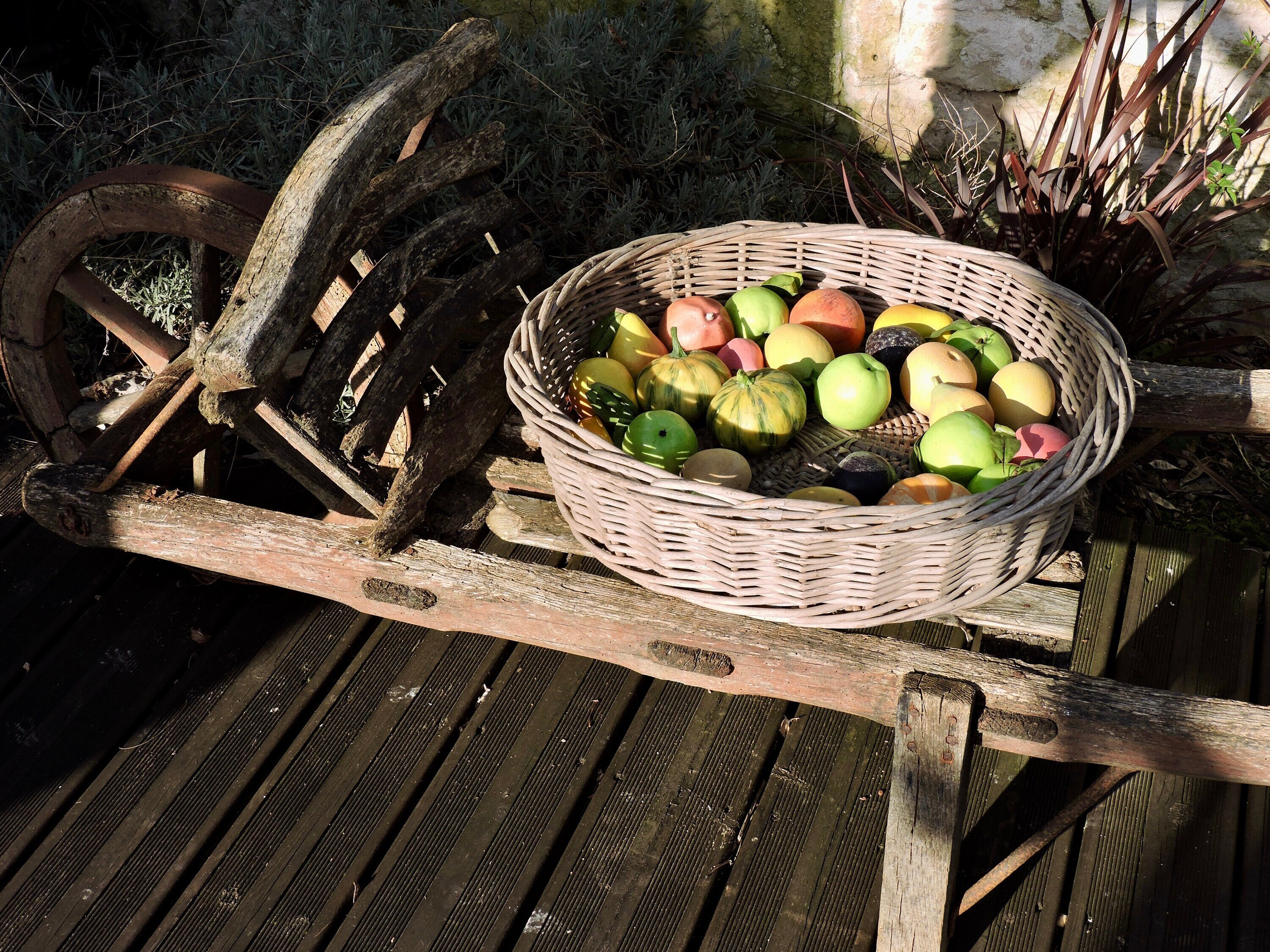 Panier de Récolte Français, Grand Panier Circulaire