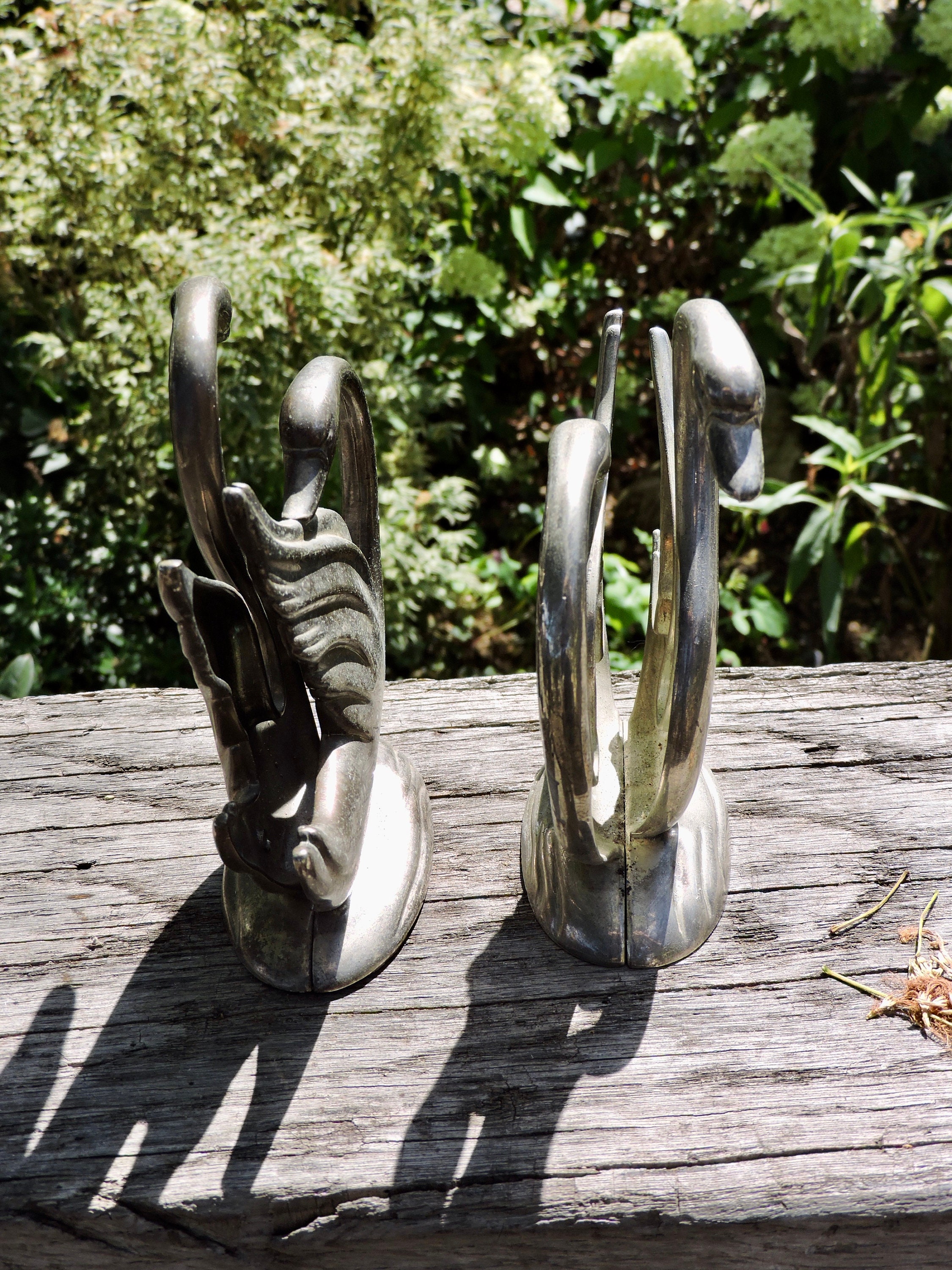 Pair Vintage Serviette Holders Dinner Table Napkin Holder 2 Etsy