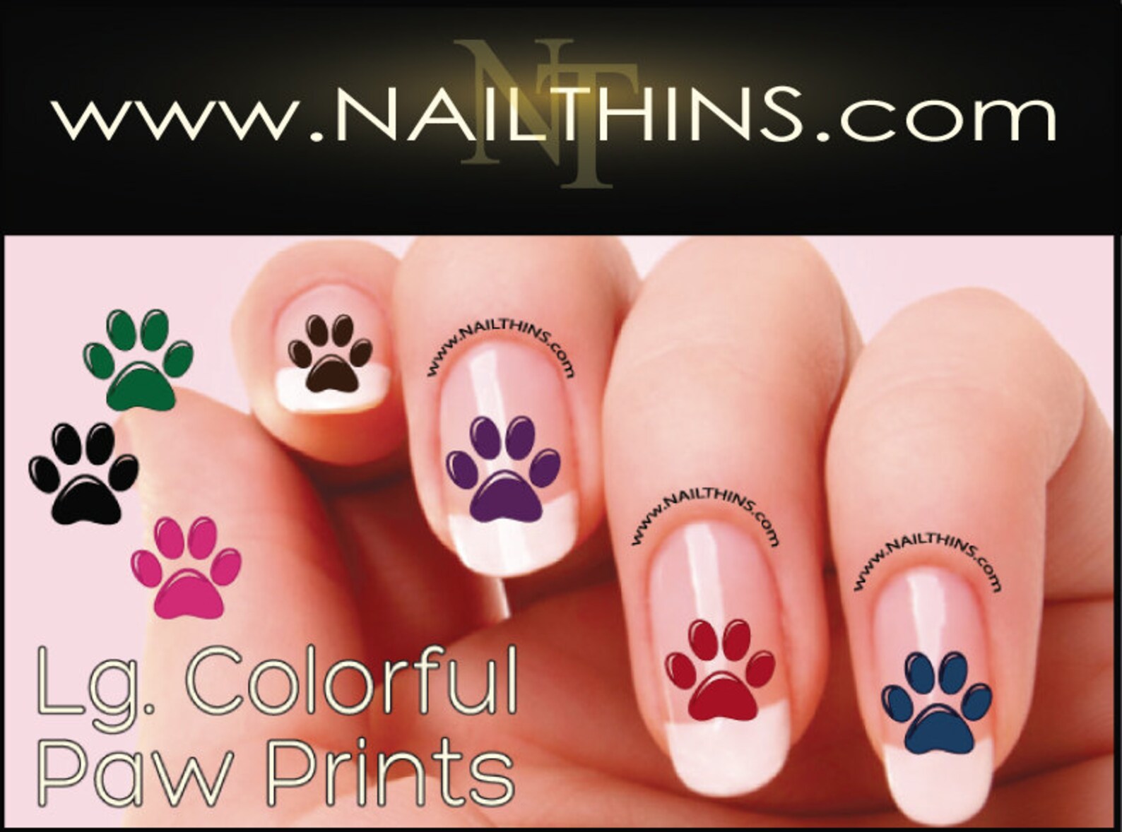 POMERANIAN Nail Decal NAILTHINS Nail Art Nail Design Not Water Etsy