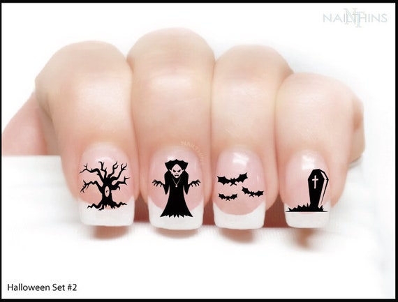 halloween nail decals