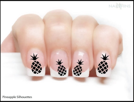 Pineapple Nail Decal Silhouette Style Pineapple Nail Wrap Nail Etsy image 0 - Pineapple Nail Decal Silhouette Style Pineapple Nail Wrap Nail Etsy
