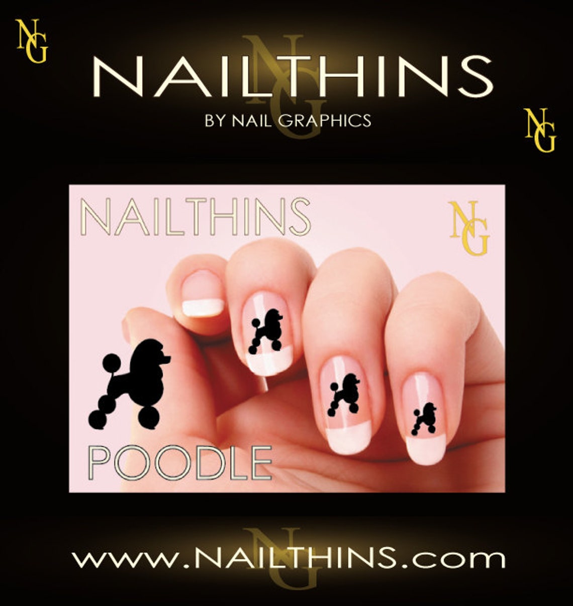 Boxer Dog Nail Art Nail Decal Nail Design NAILTHINS Not Water Etsy