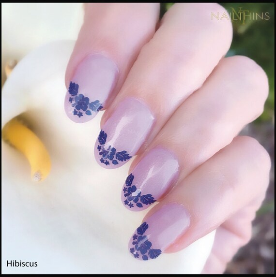 Hibiscus Nail Decal Hawaii Flower Pink Blue or Red Hawaiian - Etsy Denmark Hibiscus Nail Decal Hawaii Flower Pink Blue or Red Hawaiian - Etsy Denmark