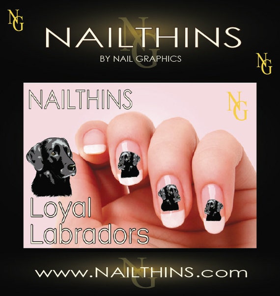 Loyal Labradors Dog Nail Art Nail Decal Nail Design Etsy