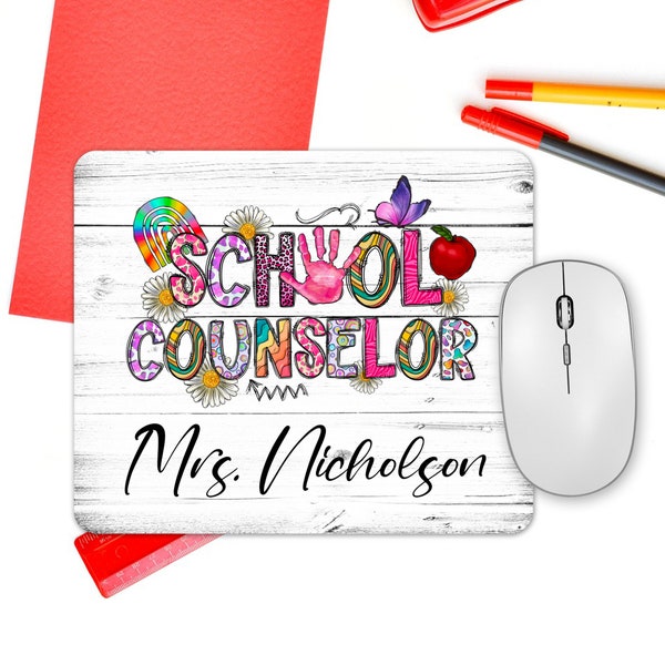 School Counselor Office Decor, Counselor Mouse Pad, School Counseling Week, Counselor Appreciation, Guidance Counselor, Counselor Gift