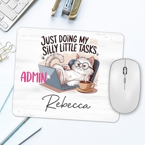 Admin Squad Mouse Pad Office Squad Desk Pad Personalized Admin Office Gift Administrative Assistant Desk Decor School Office Staff Gifts
