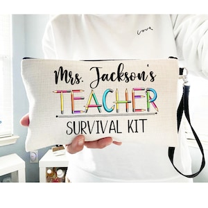 Science Teacher Survival Kit Makeup Bag Chemistry Science Teacher Gifts Teacher  Pencil Pouch Teacher Bag Appreciation Graduation Gift for Teacher 