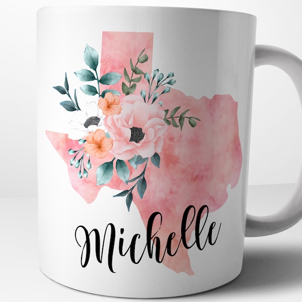 Texas Mug Etsy