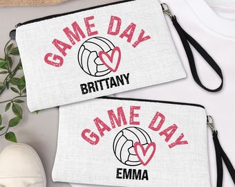Volleyball Team Favor Bag - Customizable Game Day Player Pouch