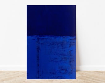 moderne Kunst,zeitgenössisches blaues Bildobjekt,Original Acrylmalerei auf Holzkorpus: L30cmxB20cmxT6cm, ultramarin, dunkleblau
