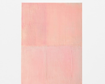 La vie en rose - Acrylmalerei, L40 cm x B 30 cm T2 cm, Original,moderne Kunst,minimal,abstrakte Kunst,original Gemälde,lachsfarben,rosa