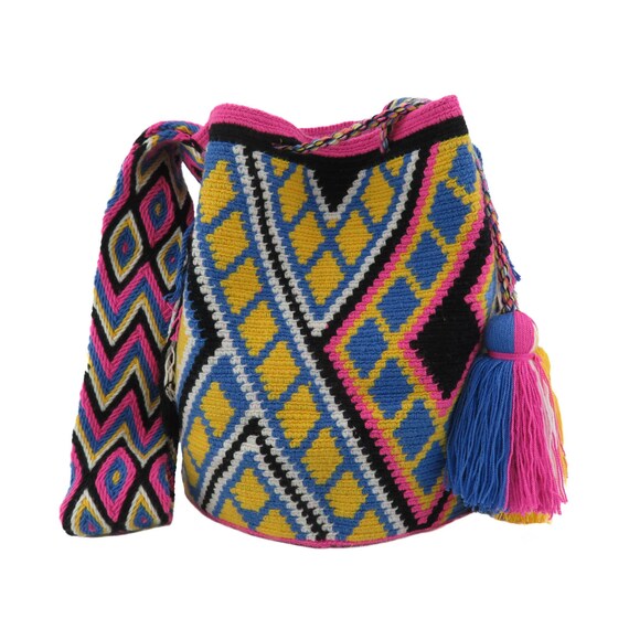 Large Encanto Mirabel Wayuu Mochila Bag Crochet Crossbody 
