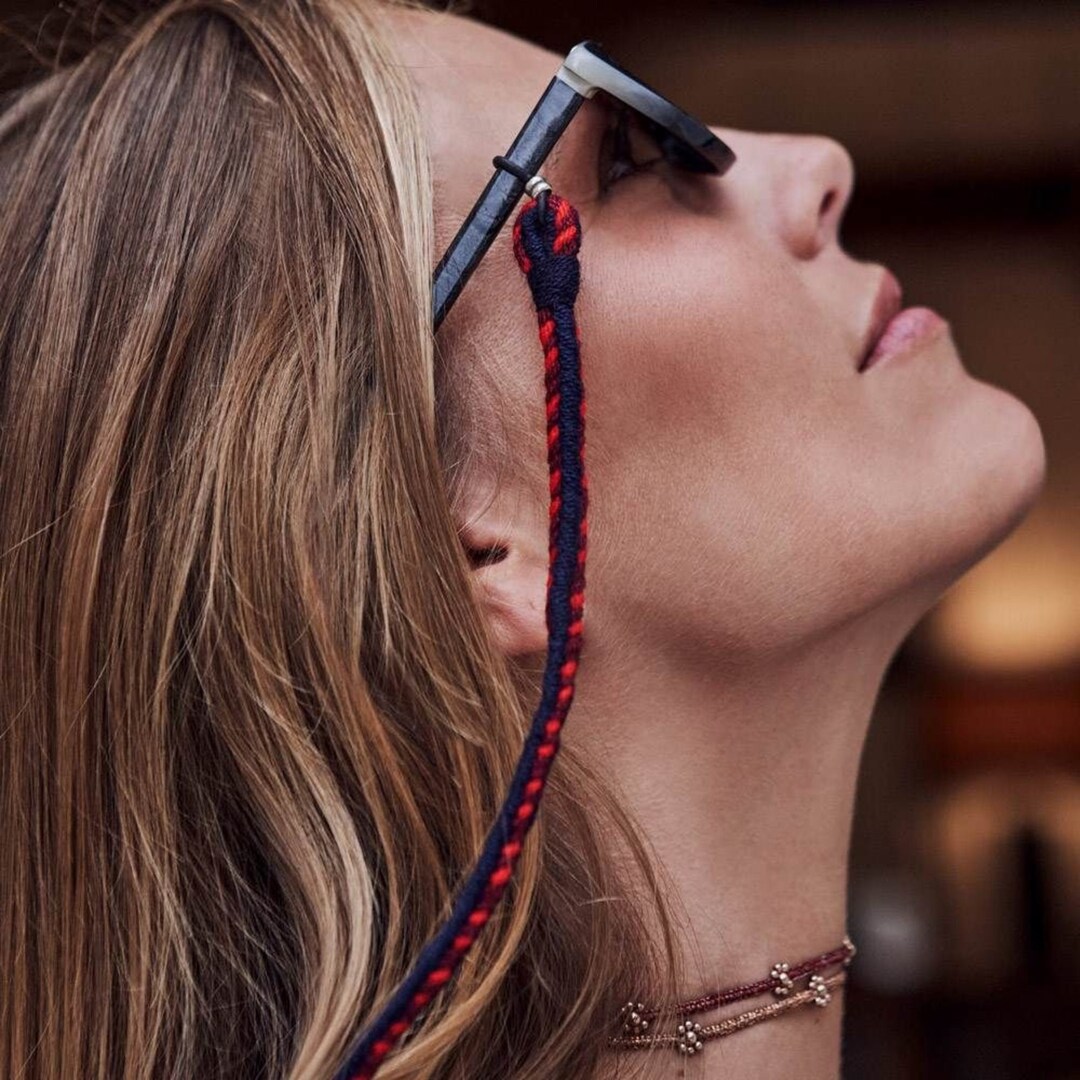 SET X2 WAYUU Handmade Eyeglass Keeper Cord Glasses Chain Etsy