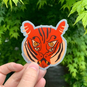 Vierogige tijgersticker