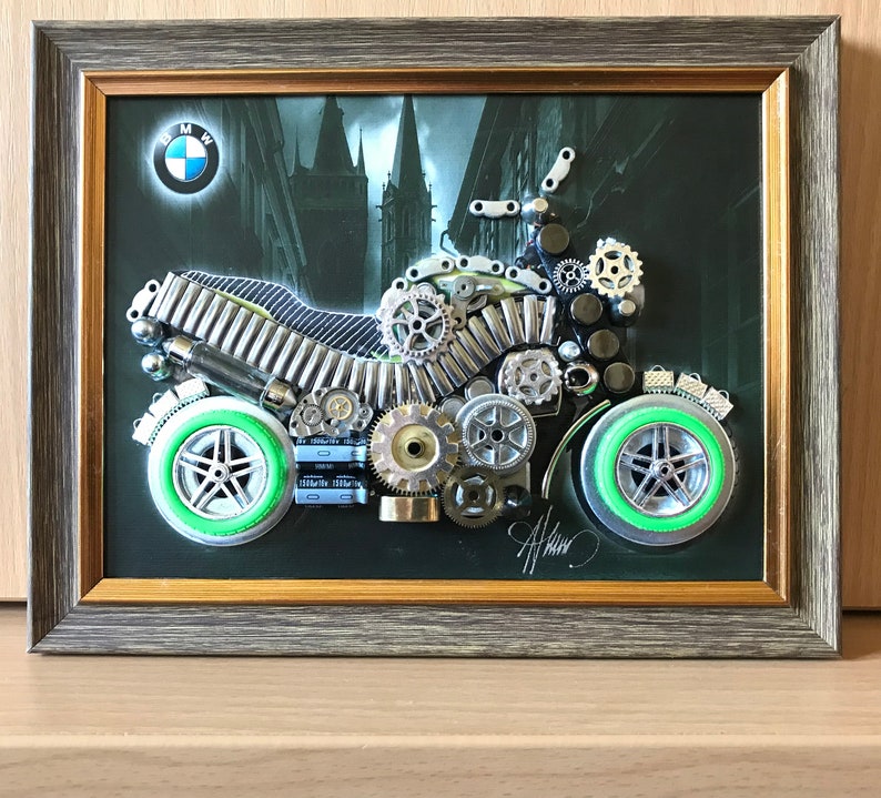 Steampunk Famous Motorcycle Bmw Motorcycle Code M 260 Etsy