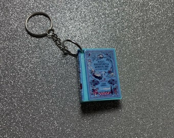 Alice in Wonderland Book Keychain