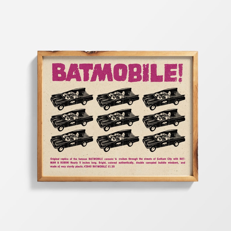 Batmobile 8x10 Print - Etsy