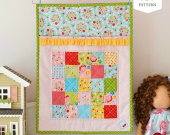 Ruffle Doll Quilt PDF Pattern
