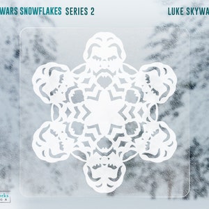 SALE 45% OFF Star Wars Snowflake Window Cling Decals: Series 2 image 3