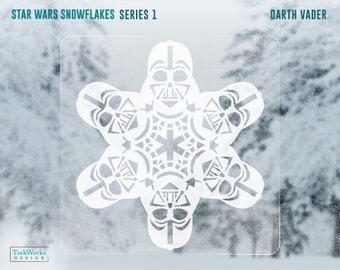 SALE 45% OFF! Star Wars Snowflake Window Cling Decals: Series 1