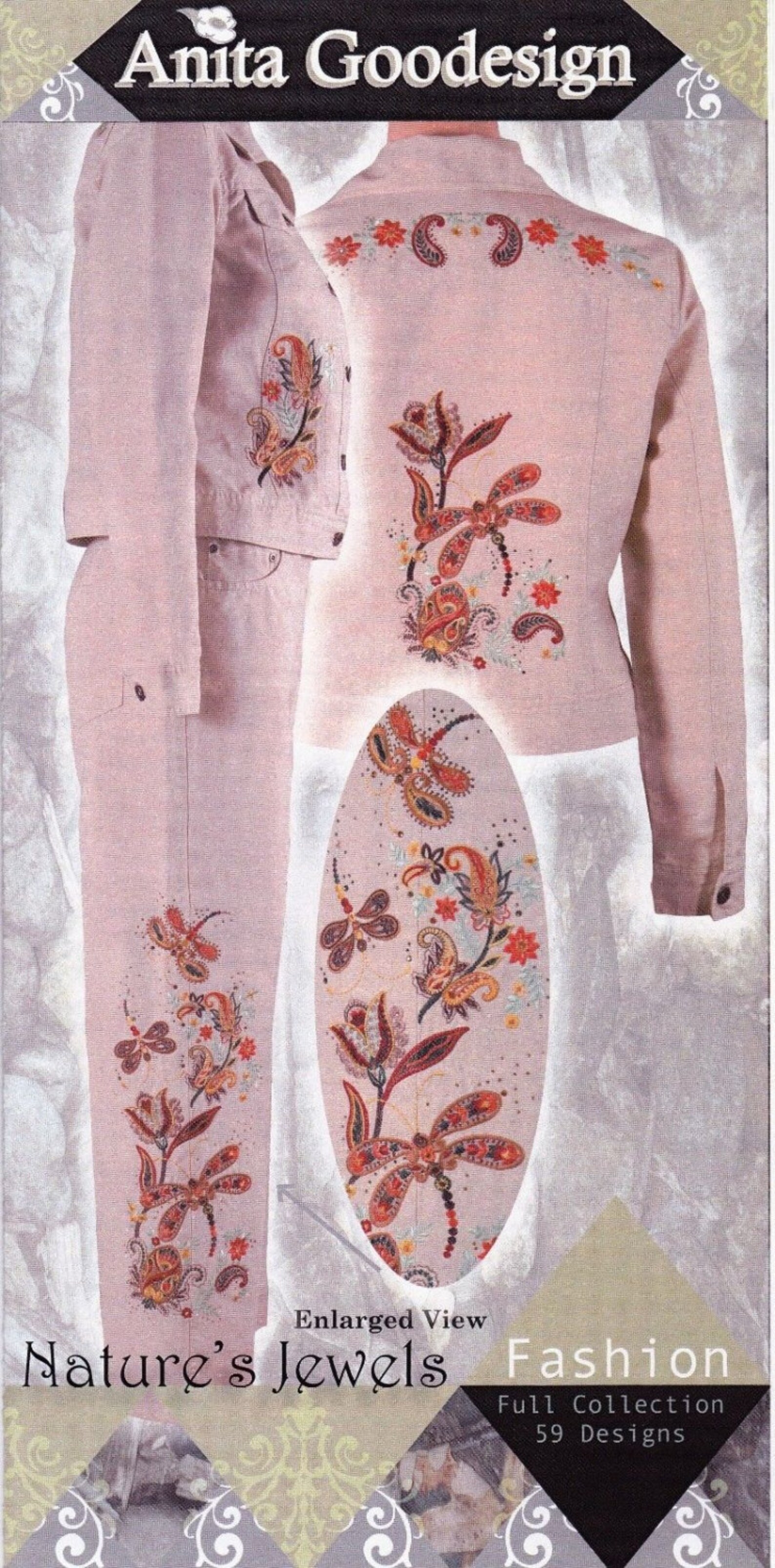 Nature's Jewels Anita Goodesign Embroidery Cd Designs Etsy